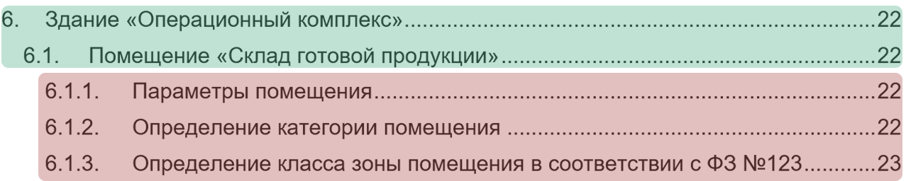 Окно создания отчета