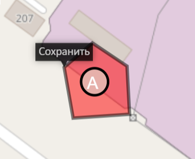 Отметка границ обвалования