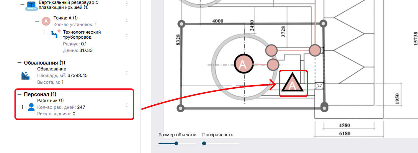 Персонал на карте